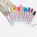 12pcs Car Waterproof Permanent Paint Marker Pen Tyre Tire Tread Rubber