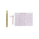 5X No Ink Magic Water Writing Cloth Brush Gridded Fabric Mat Calligraphy PMA