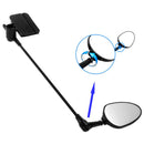 Bicycle 45mm Rear Mirror with 240mm Arm Bike Helmet Rearview Riding Mou LFR