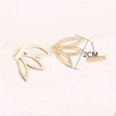 Fashion Women 4 Pairs Lady Lotus Flower Earrings Ear Hook Stud Jewelry Y IEM