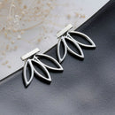 Fashion Women 4 Pairs Lady Lotus Flower Earrings Ear Hook Stud Jewelry Y IEM
