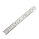 1PC 6'' inch / 15 cm Steel Metal Straight Ruler Precision Scale Dual Shield