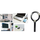 3X Handheld Magnifier Jeweler Loupe Illuminated Magnifying Glass w/ 3 C YLK