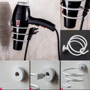 Hair Dryer Holder Bathroom Shelf Wall Rack Stand Hairdryer Support Organizer CYX