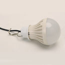 USB 5W 10 LED Energy Saving Bulb Light Camping Home Night Lamp Hook Switch Wf