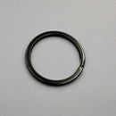 50x Steel Keyring Split Key Rings 25mm Nickel Hoop Ring Nickel Plated Stee NAE