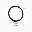 50x Steel Keyring Split Key Rings 25mm Nickel Hoop Ring Nickel Plated Stee NAE
