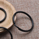 50x Steel Keyring Split Key Rings 25mm Nickel Hoop Ring Nickel Plated Stee NAE