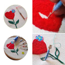 Stitching Pen Punch Tool Embroidery Needle Threader Tool for DIY Sewing AED