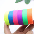 6x Blacklight UV Reactive Tape Fluorescent Cloth Glow in Dark Neon Gaffe WVA