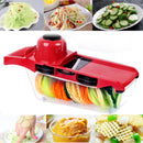 6 Blades Slicer Vegetable Cutter Potato Onion Carrot Grater Chopper fgh