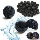 50Pcs Bio Balls Wet Reef Filter Media Aquarium Koi Fish Pond Dry 16mm Re IPG