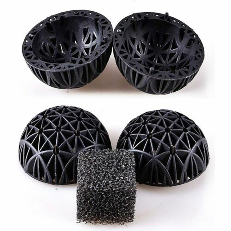 50Pcs Bio Balls Wet Reef Filter Media Aquarium Koi Fish Pond Dry 16mm Re IPG