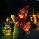 25 LED Solar Pineapple Light Waterproof Hanging Lantern Lamp Xmas Gard LTZ