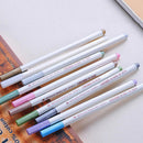 10pcs/set Metallic Markers Glitter Paint Pen Calligraphy Brush Pens for DI IJG