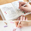 10pcs/set Metallic Markers Glitter Paint Pen Calligraphy Brush Pens for DI IJG