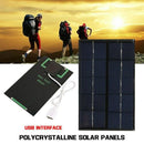 5V 5W Portable USB Solar Panel Power Bank Tablet Phone Charger Camping  QLN WFX