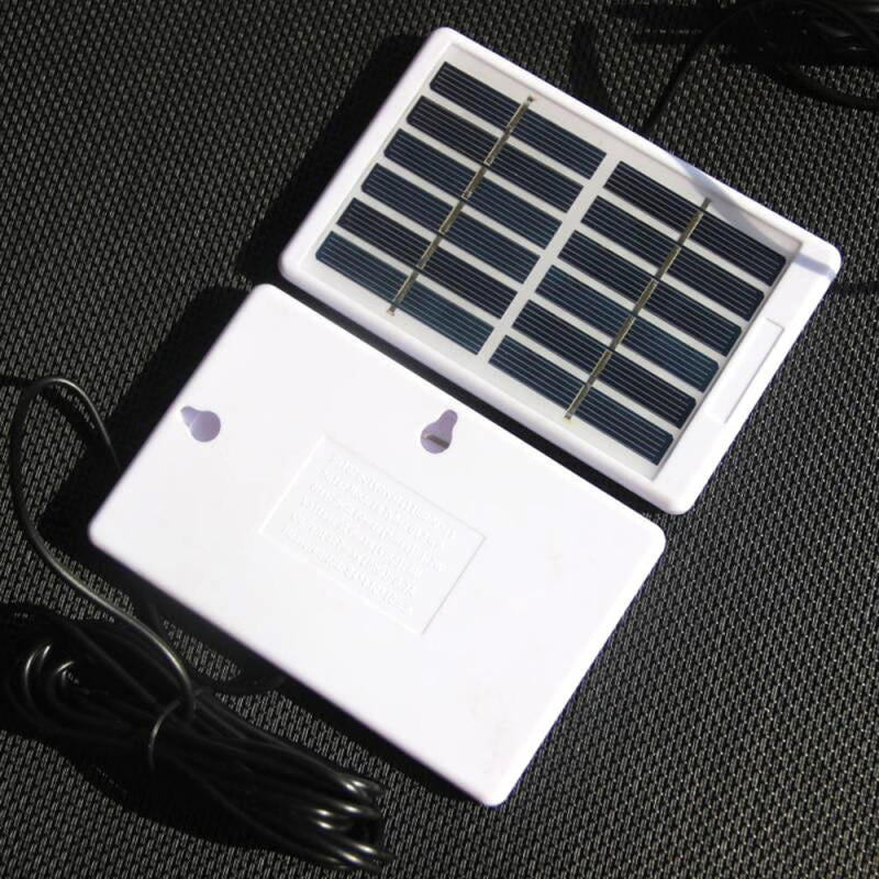 1.2W 6V Waterproof Garden Solar Power Panel LED Light Lamp Charger Wate KBG VWF