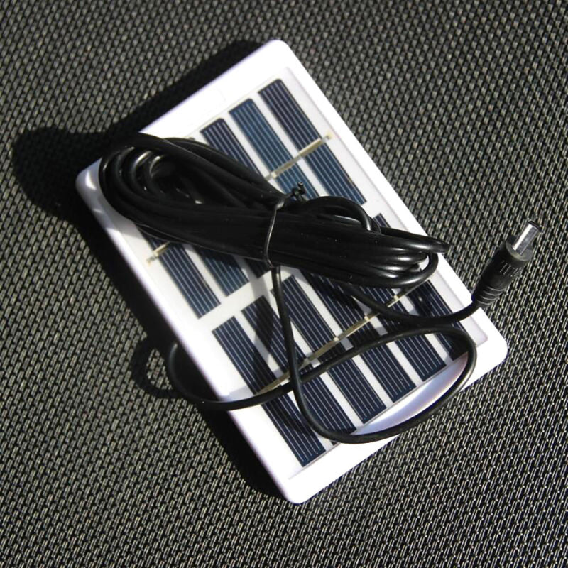 1.2W 6V Waterproof Garden Solar Power Panel LED Light Lamp Charger Water Pump