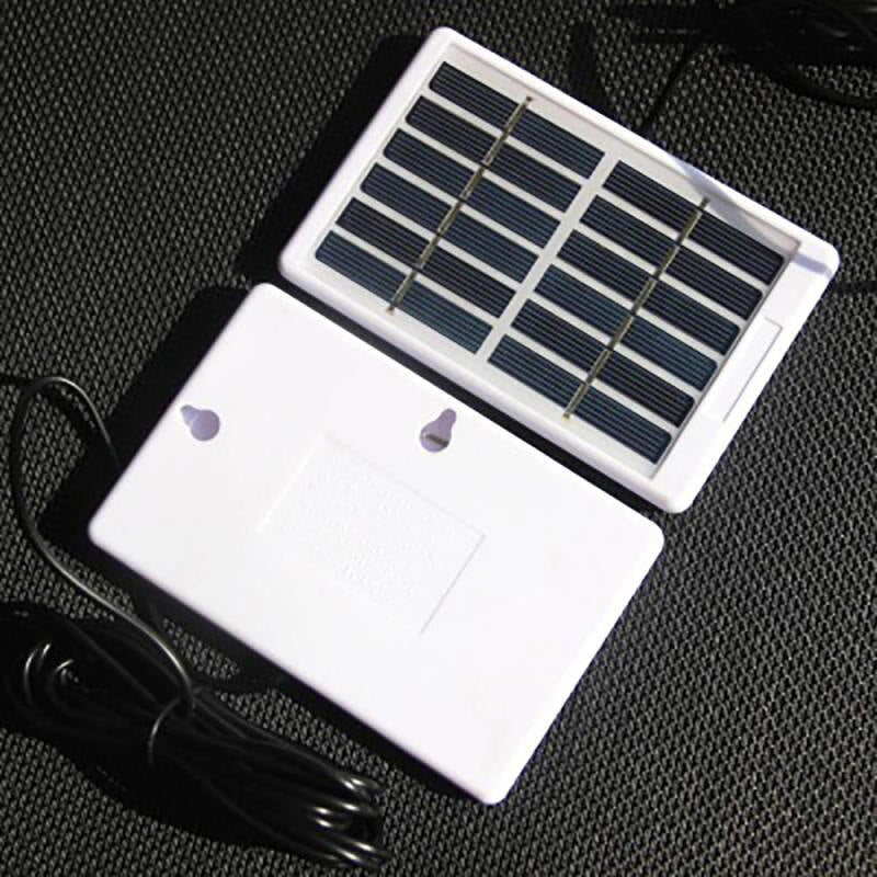 1.2W 6V Waterproof Garden Solar Power Panel LED Light Lamp Charger Wate KBG VWF