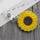 Sunflower Retractable Reel Recoil ID Badge Lanyard Name Tag Key Holder Belt fds