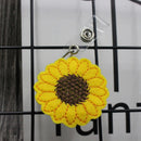 Sunflower Retractable Reel Recoil ID Badge Lanyard Name Tag Key Holder Belt fds