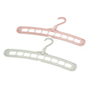 2x Plastic Magic Hanger Wardrobe Closet Bar Clothes Coat Organizer Space Saver