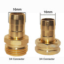 3/4'' Female Male Garden Water Hose Pipe Tap Connector Fitting Adapter New rty