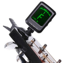 Clip-on Digital Electronic Chromatic Tuner Bass Ukulele Acoustic Guitar LCD