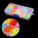 224pcs Amazing Knitting Crochet Locking Stitch Needle Clip Markers Holde SPY