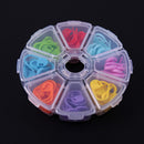 224pcs Amazing Knitting Crochet Locking Stitch Needle Clip Markers Holde SPY