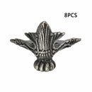 8pcs Decorative Feet Leg Corner Protector Guard Jewelry Chest Wood Case Gi FZI