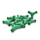10X Plastic Y-Piece 3 Ways Water Hose Pipe Tube Connector Joiner Water Sp OXB