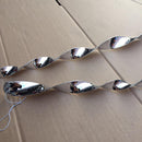 8x Bird Repellent Wind Twisting Scare Rod Reflective Ornamental Deterren BYA