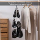 6 Pockets Hanging Clear Handbag Purse Storage Organizer Closet Space Saver Bag e