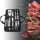 5pcs BBQ Barbecue Tool Set Stainless Steel Grill Grilling Accessory With C AKR