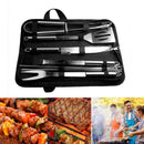 9pcs BBQ Barbecue Tool Set Stainless Steel Grill Grilling Accessory Wit MYZ EIN