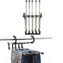 4x Pants Rack Shelves 5 in 1 Stainless Steel Multi-functional Wardrobe  SYK