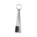 45pcs Airbrush Spray Nozzle Cleaning Repair Tool Kit Needle & Nylon Brush Set qw