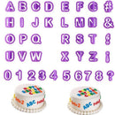 8 Set Alphabet Letter Number Fondant Cutter Mould Cake Cookie Decor Bak TGI