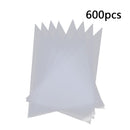 600pcs Clear Cellophane Cone Bags Twist Ties Large Size Party Sweet Cel PTO