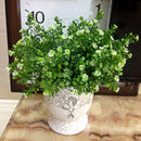 12pcs 7 Fork Water Grass Eucalyptus Plastic Artificial Plants Green Grass Flow