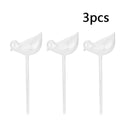 3X Automatic Bird Shaped Glass Watering Spike Irrigation Plant Garden Drip