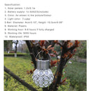 3X Solar Ball Garden Hang Outdoor Landscape Color Change LED Lamp Walkway BUN