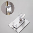 2x Free Punching Space Aluminum Shower Base Without Hooks Adjustable Ba SSC