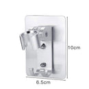 2x Free Punching Space Aluminum Shower Base Without Hooks Adjustable Ba SSC