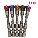 5pcs Magnetic Screw Driver Bit 65mm Screwdriver Bits Drill Set S2 Alloy OQO MWW