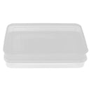 2pcs 21 Grid Fresh-keeping Plastic Storage Box Single Layer Dumpling Sus LSQ