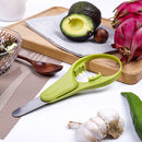 3 In 1 Fruit Cutter Stainless Steel Open Avocado Slicer Enucleate Core R DHX
