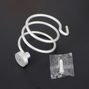 Wall Mounted Hair Dryer Holder Rack Space Aluminum Bathroom Stand Shelf DJL